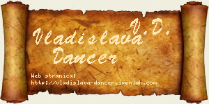 Vladislava Dancer vizit kartica